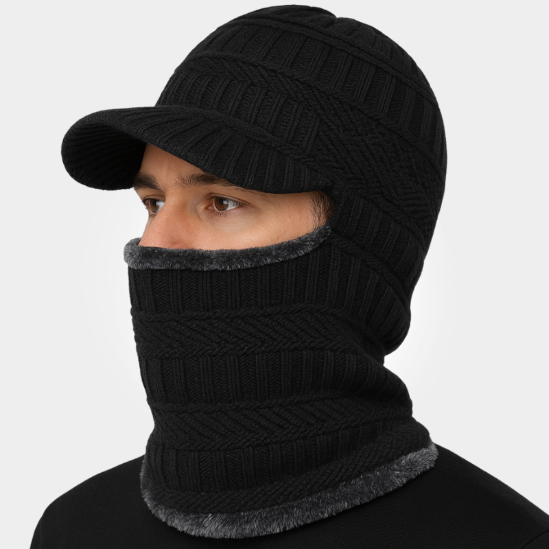 Winter 3-in-1 Wool Hat & Balaclava – Frostveil