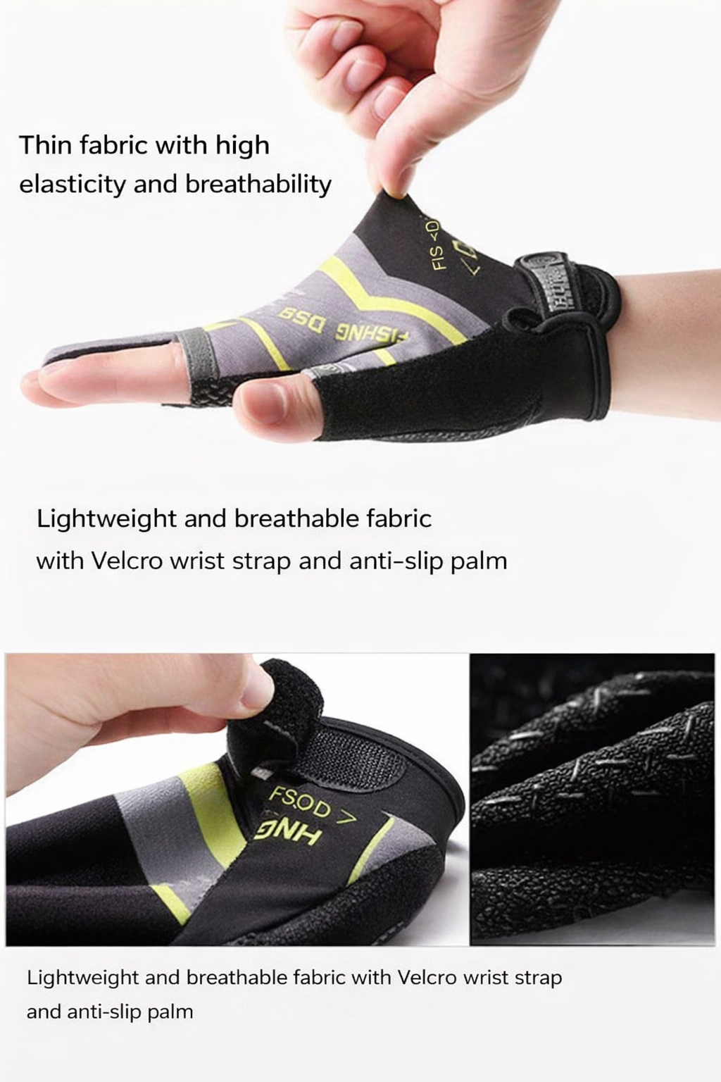 Anti-Slip Fishing Gloves – Gripwave