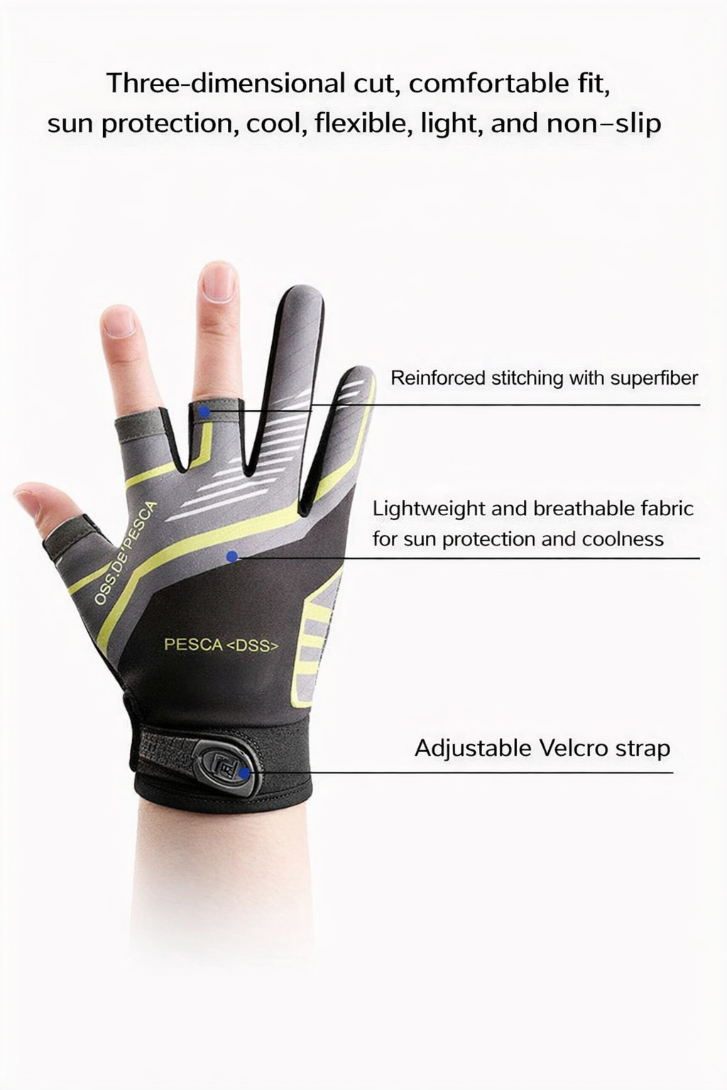 Anti-Slip Fishing Gloves – Gripwave