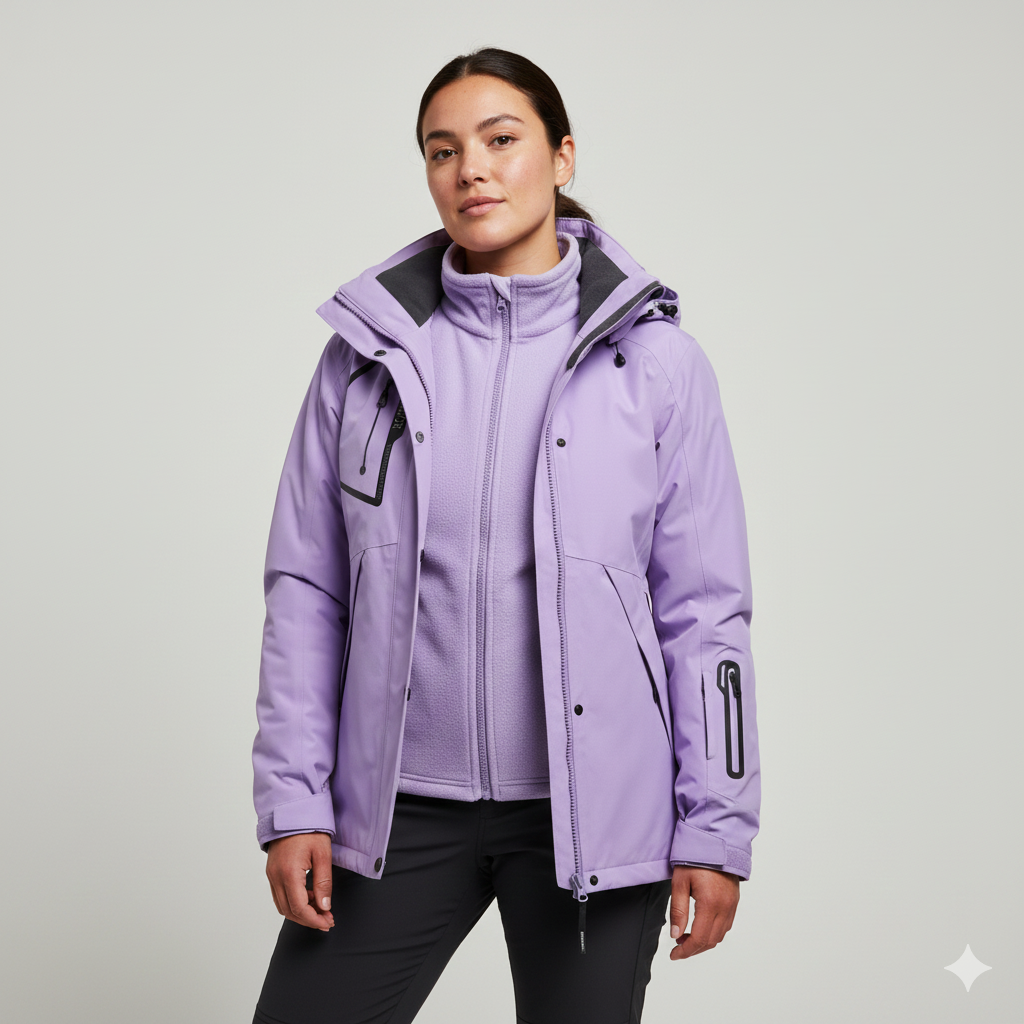 Women’s Waterproof 3-in-1 Jacket – Aurora Shell