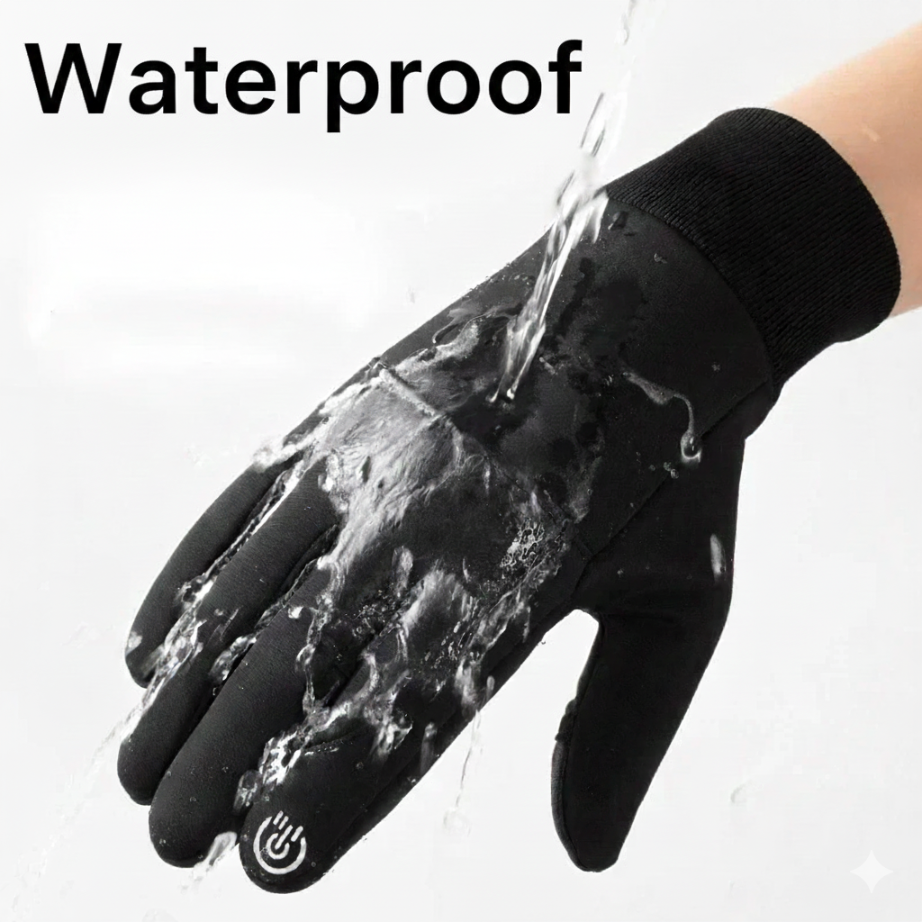 Winter Flip-Finger Thermal Gloves with Zipper – Frostline