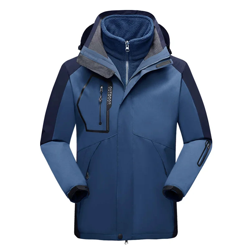 Men’s 3-in-1 Waterproof Winter Hiking Jacket – Frostbound