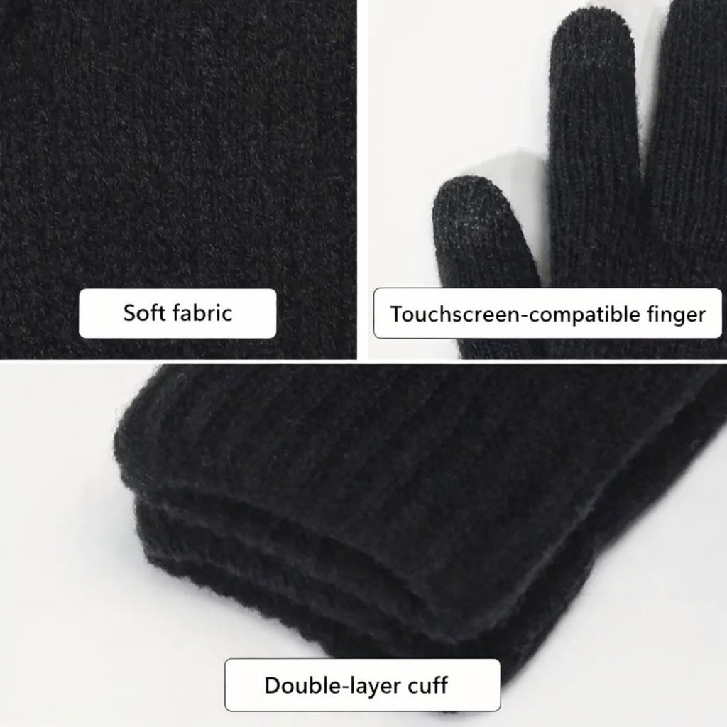 Thermal Knit Touchscreen Gloves – Frostline