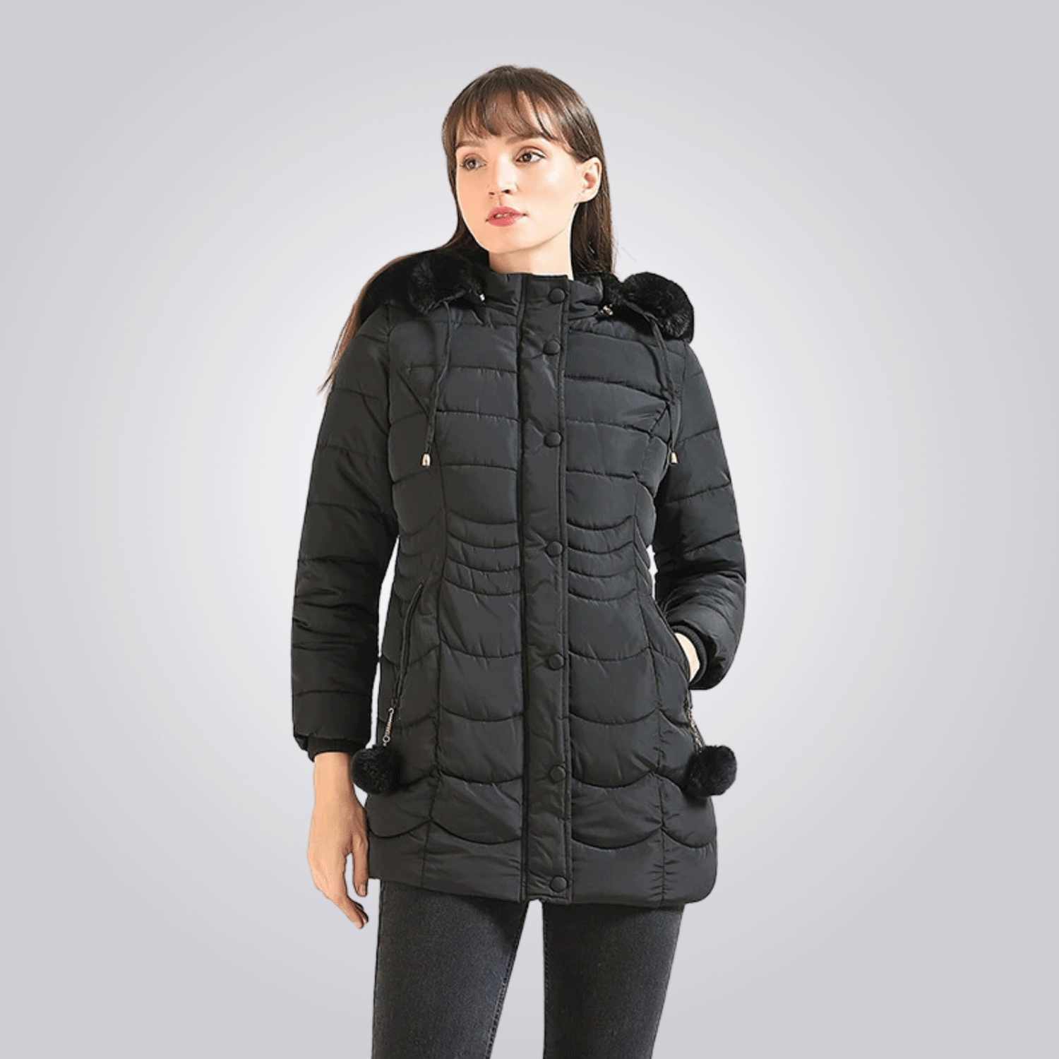 Women’s Long Insulated Winter Jacket – Borealis