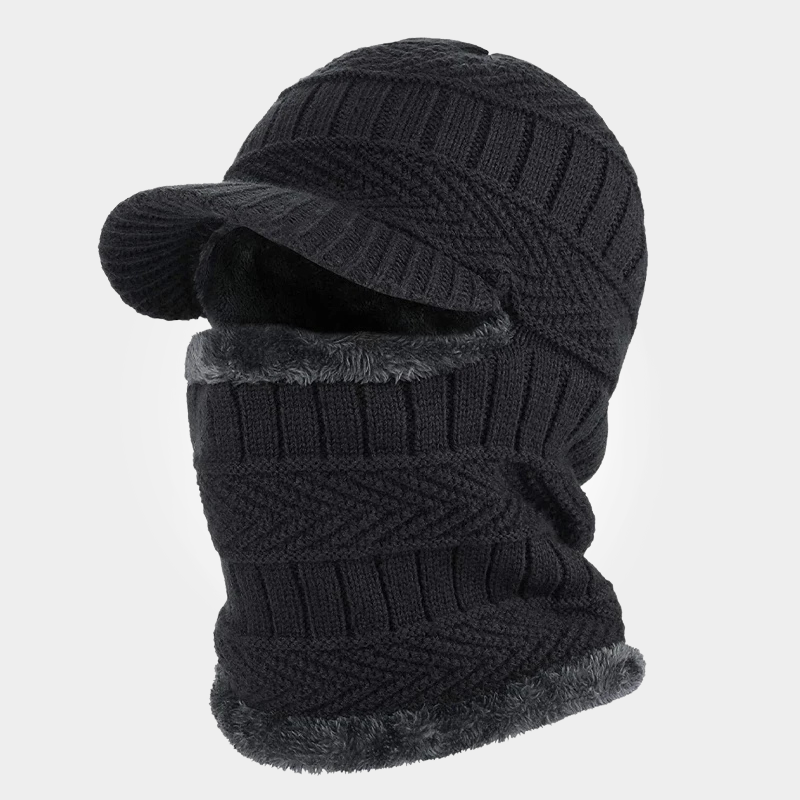 Winter 3-in-1 Wool Hat & Balaclava – Frostveil