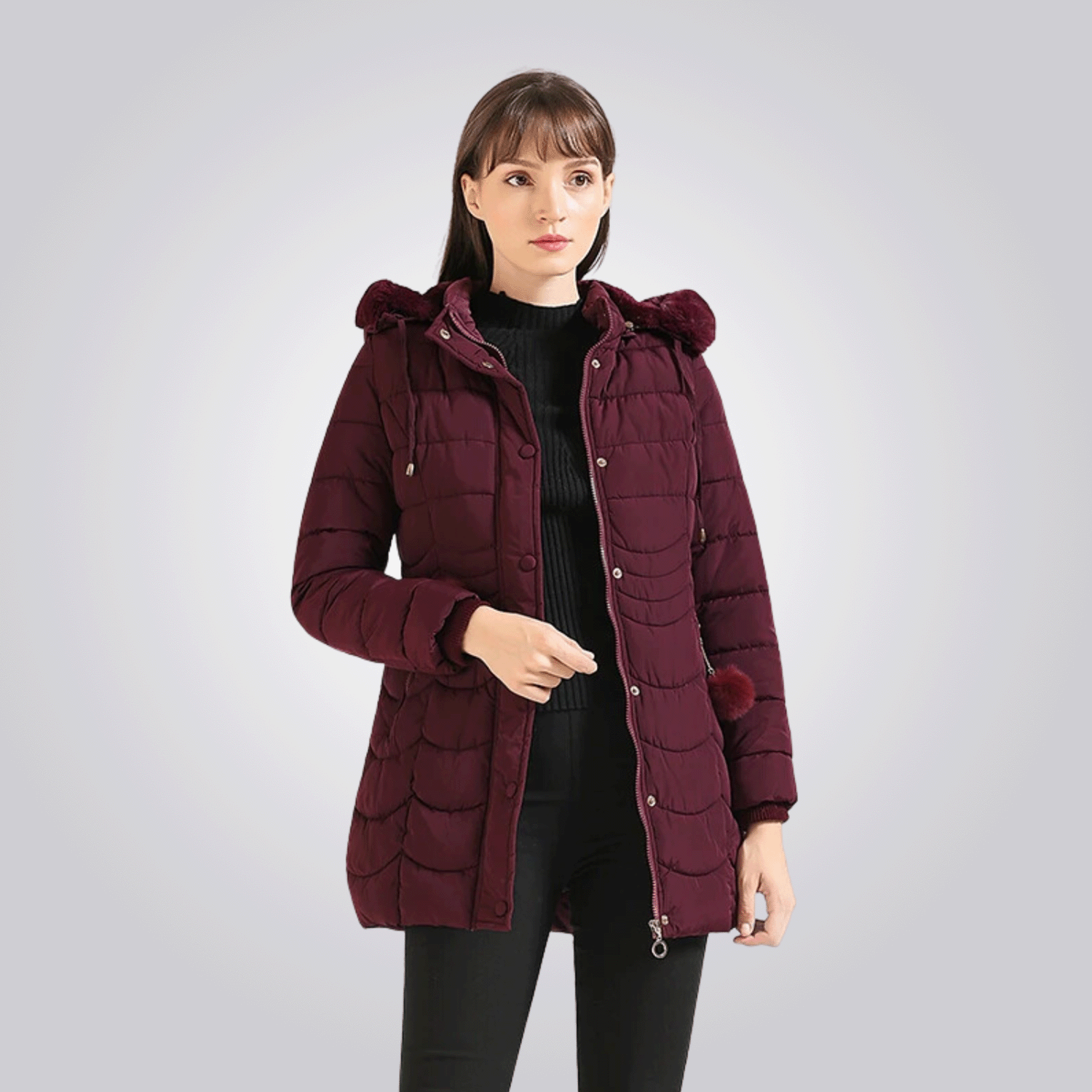 Women’s Long Insulated Winter Jacket – Borealis