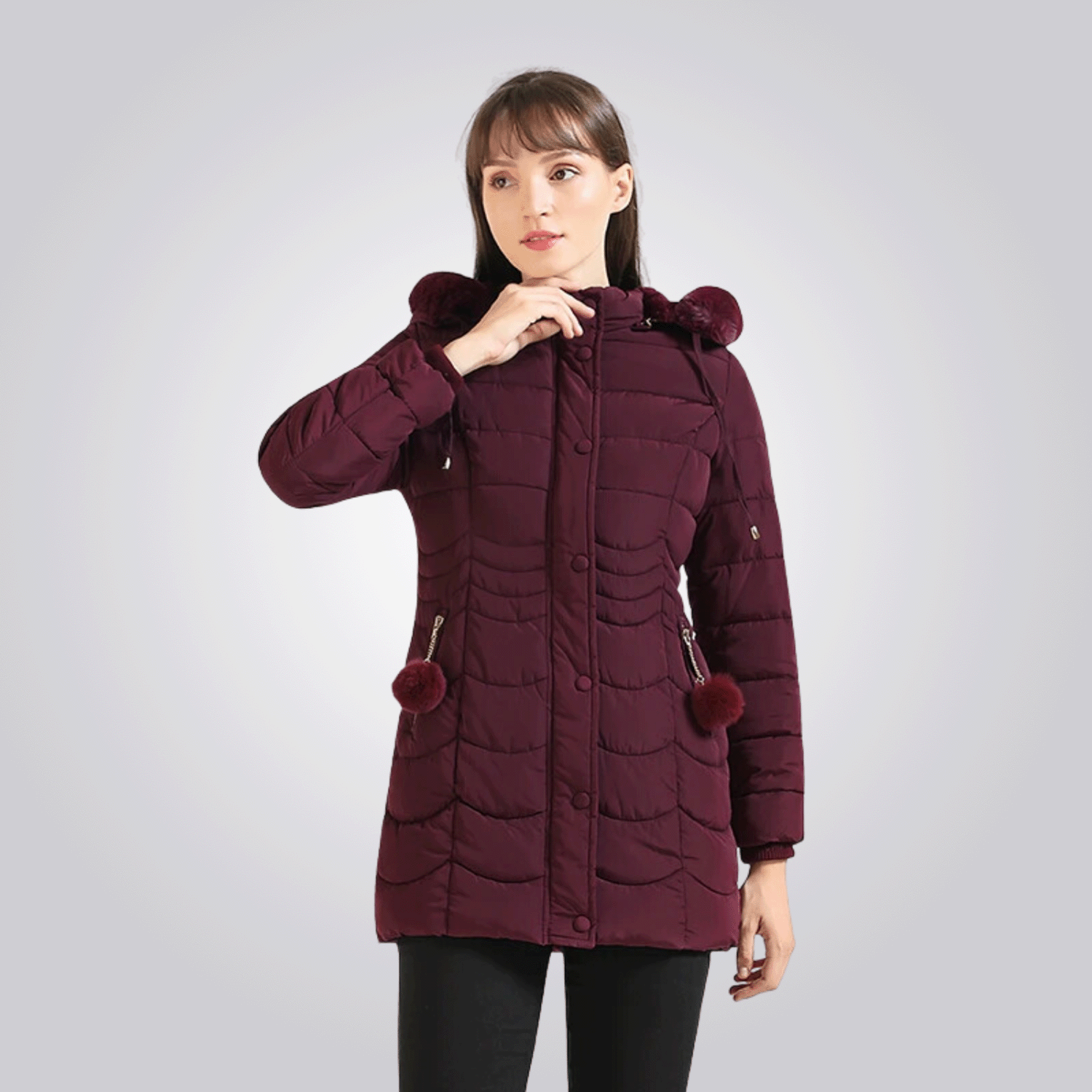 Women’s Long Insulated Winter Jacket – Borealis