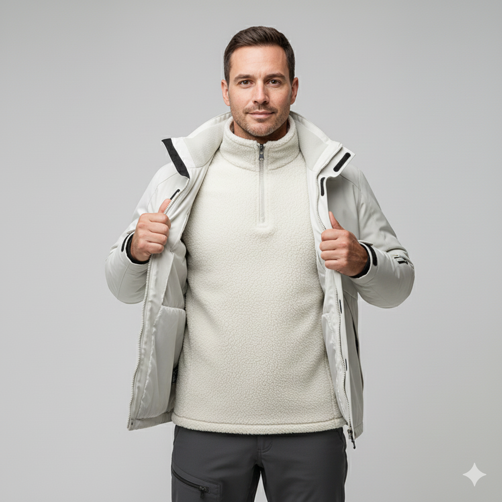 Men’s 3-in-1 Waterproof Winter Hiking Jacket – Frostbound