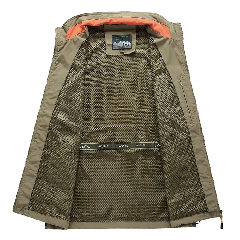 Men’s Waterproof Tactical Utility Vest – Adventure